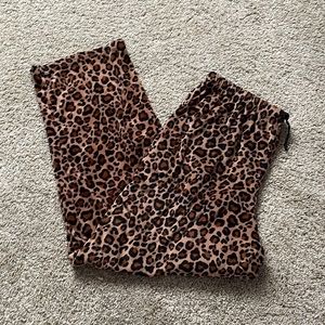 Dkny cheetah print sleep pants